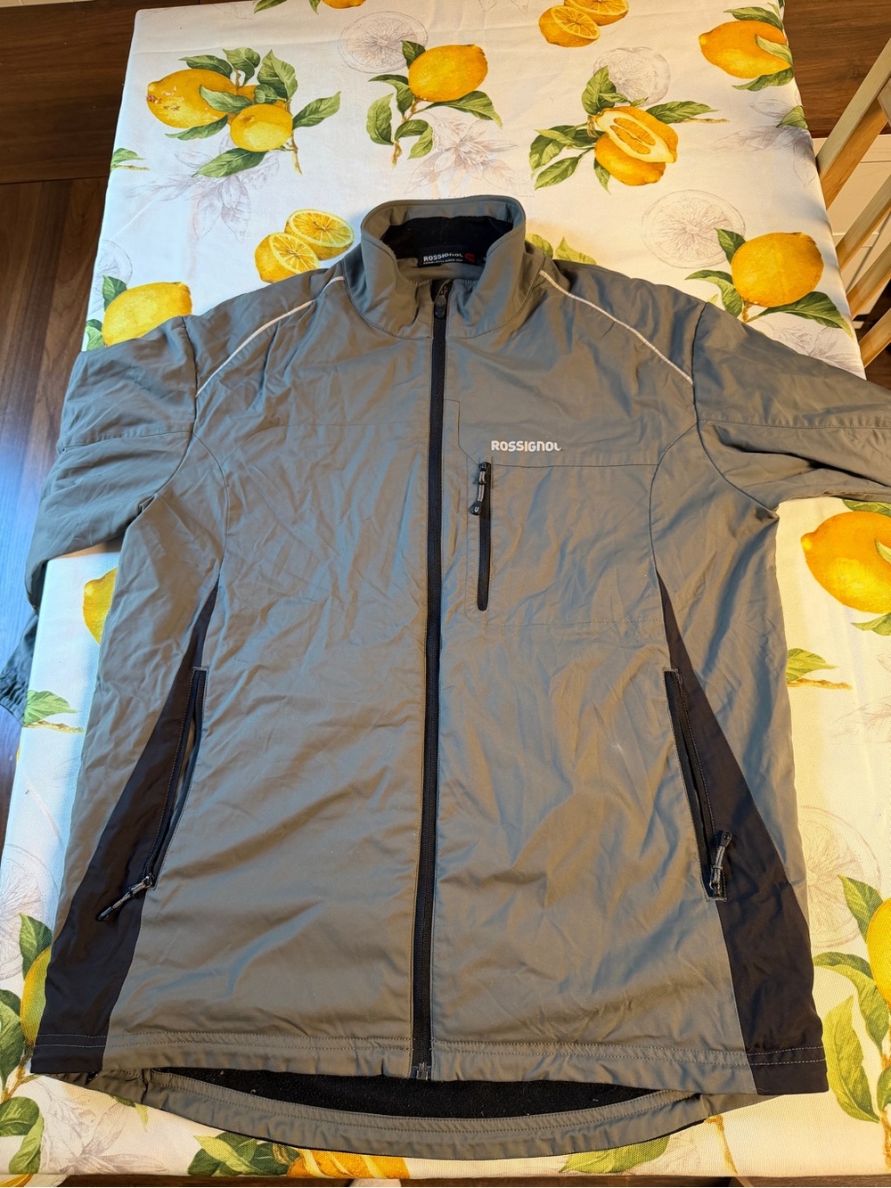 Rossignol Men's Gray and Black Ski Jacket